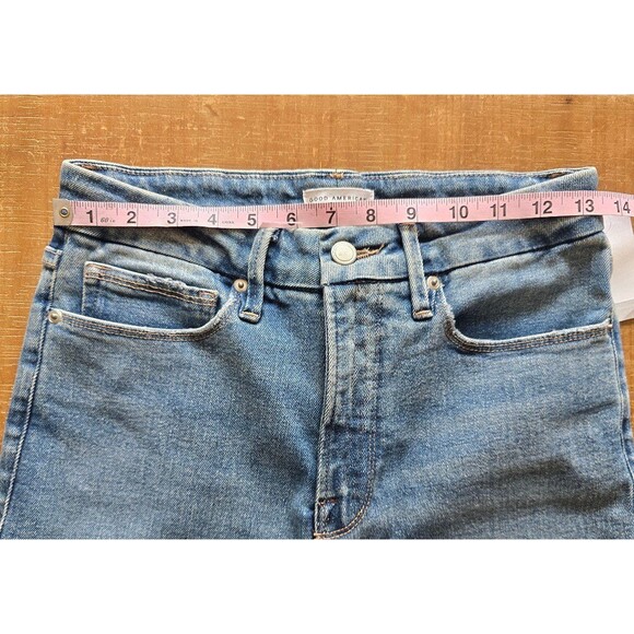 Good American distressed jeans women's size 4 NWT - Picture 9 of 10